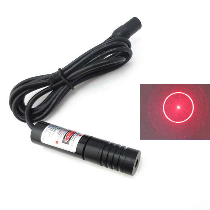 Circle Laser Module Red Perfect Circle Laser Beam Adjustable Thickness (with Stray Light) - Click Image to Close